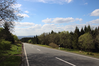 noch weiter oben, Blick bergab nach Westen