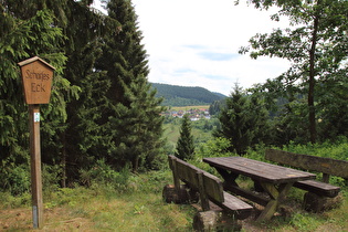 Scharfes Eck, Blick auf Wildemann