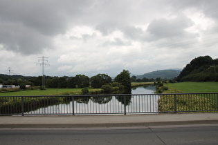 … und Blick flussaufwärts