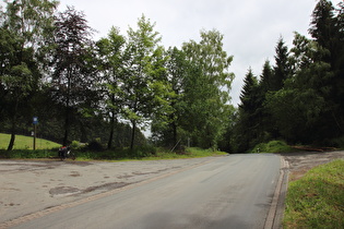 die Passhöhe Birkenbrauck, Blick nach Süden …