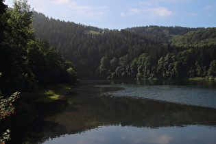 Blick über den Ahauser Stausee nach Süden
