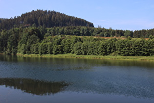 Blick über den Ahauser Stausee nach Südwesten