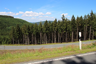 zwischen zweiter und dritter Kehre, Blick nach Nordwesten