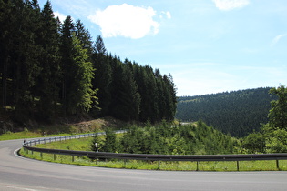 Winterberger Straße, hier schon als Bergstraße trassiert