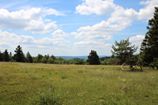 Gipfelbreich, Blick nach Südwesten …