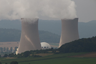 Zoom auf das Kernkraftwerk Grohnde