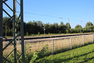 Bahnhof Übersee, an diesem Tag keine Alternative zum Prolog