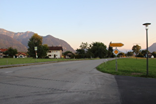 kurz vor Etappenende, Blick nach Süden