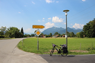 kurz nach Etappenstart, Blick nach Süden