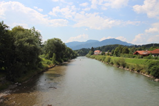 … und Blick flussaufwärts