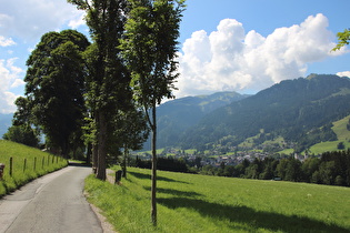 etwas weiter südlich, Blick auf Kitzbühel