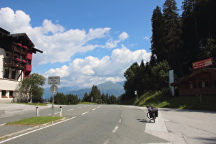 "Dach der Etappe": Pass Thurn; Blick nach Süden