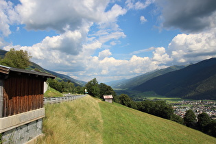 und noch weiter unten, Blick ins Salzachtal flussabwärts, …