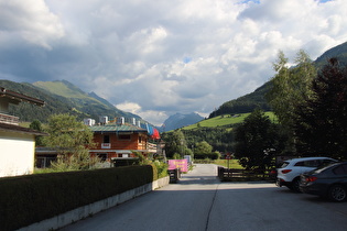 Etappenende in Mittersill, Blick nach Süden