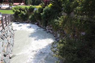 der Dorferbach unterhalb der Islitzer Mühle