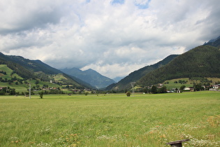 ein letzter Blick ins Virgental, die Etappe vom Vortag