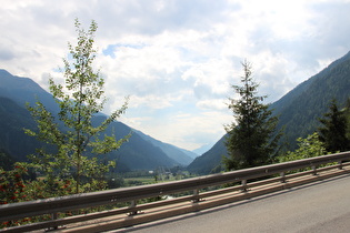 im Anstieg, Blick ins Iseltal talabwärts