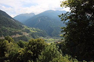 … Blick ins Iseltal und ins Kalser Tal …