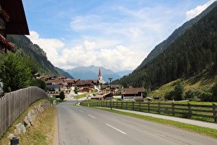 Blick über Hopfgarten talabwärts