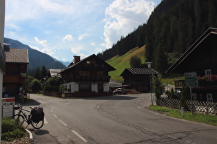 Etappenende in Maria Hilf mit Blick auf die "Startrampe" für die folgende Etappe