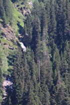 Zoom auf die Wasserfälle, oberer Bereich