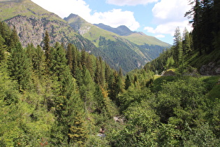 … und Blick flussabwärts