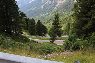 Blick über die Westrampe ins Antholzer Tal