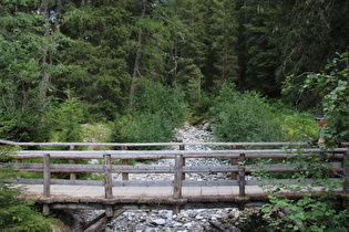 der Stallerbach, Blick flussaufwärts …