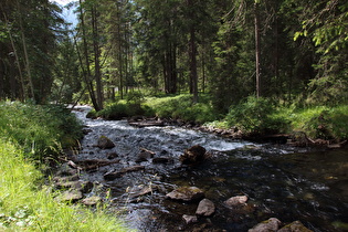 … und Blick flussabwärts