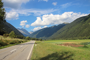 … und Blick talaufwärts