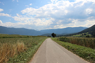 zwischen Gais und St. Georgen, Blick talabwärts …