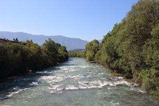 … und Blick flussabwärts