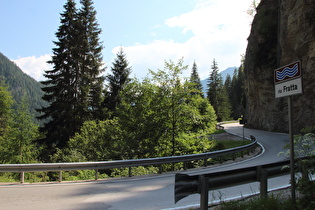 Brücke über den Rio Fratta, Blick nach Süden