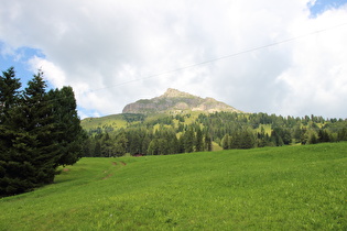 Blick auf die Südflanke der Catinaccio …