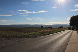 … Blick nach Westen zum Deister …