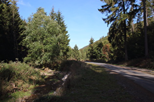 die Abzucht, Blick flussabwärts
