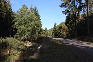 die Abzucht, Blick flussabwärts