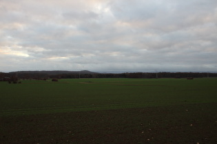 Kollrothshöhe, Westhang, Blick auf Benther Berg und Deister