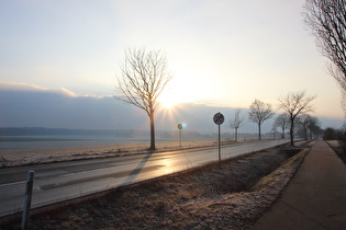 Meiers Mühle, Blick Richtung Deister im Dunst