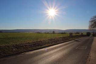 Gehrden, Große Bergstraße; Blick zum Deister …