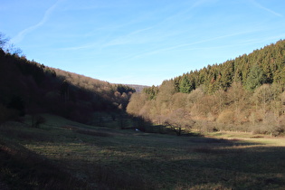 noch etwas weiter oben, Blick talabwärts …