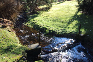 die Holzminde in Fohlenplacken, Blick flussaufwärts