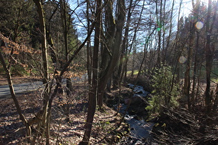 … und Blick flussaufwärts