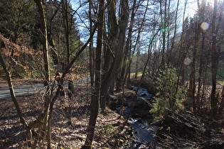 … und Blick flussaufwärts