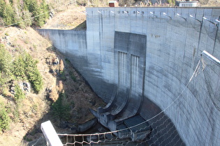 Grundablass in der Hauptstaumauer der Okertalsperre