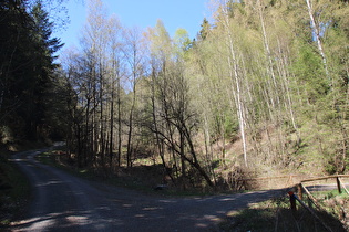 das erste Steilstück der Tour