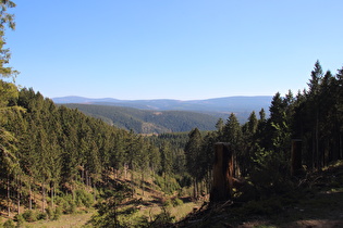 Blick vom Osthang des Eichenberges nach Südosten