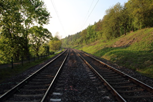 Leinetalstrecke zwischen Kreiensen und Freden, Blick talabwärts