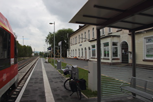 Tourstart in Einbeck; Blick nach Osten …