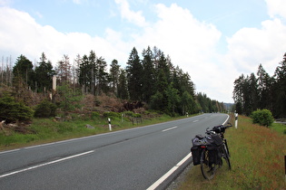 "Dach der Etappe": B4 "Harzhochstraße" zwischen Torfhaus und Oderbrück